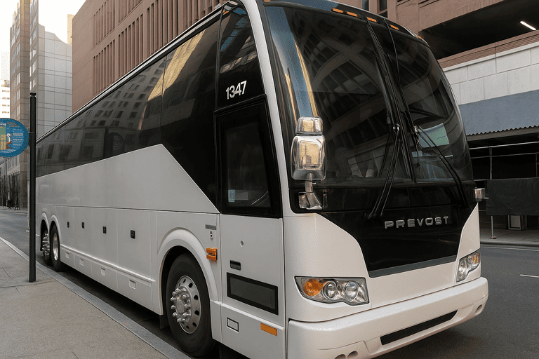 a Berkeley Minibus Company coach bus