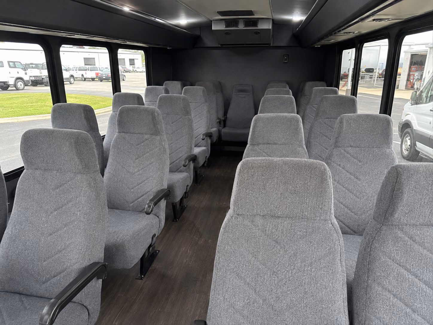 berkeley 18 passenger minibus inside