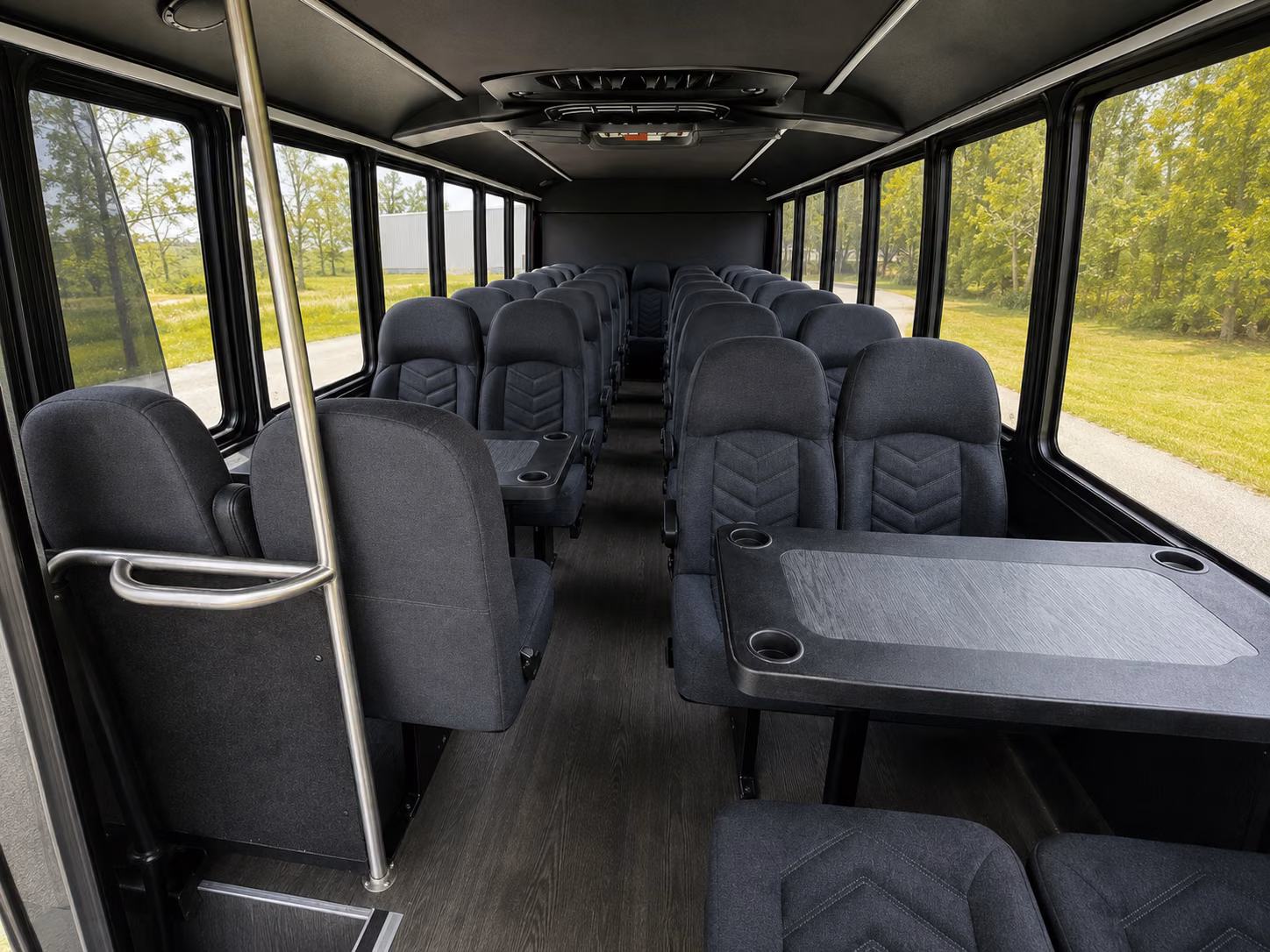 berkeley 18 passenger minibus interior