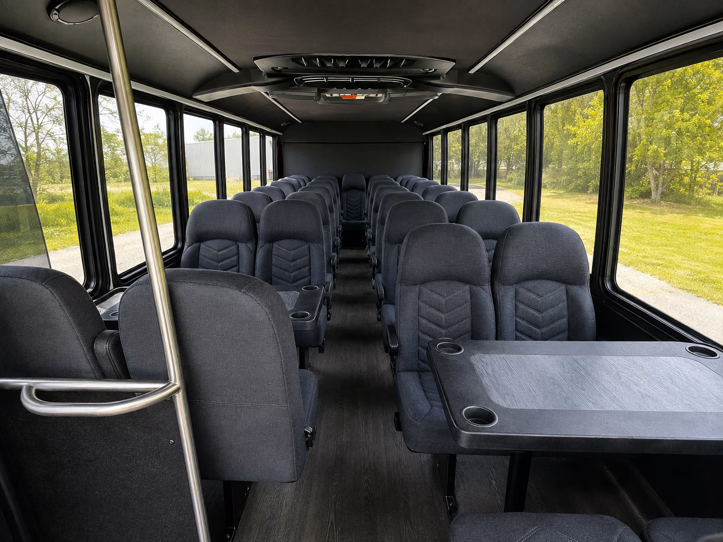 berkeley 20 passenger minibus interior