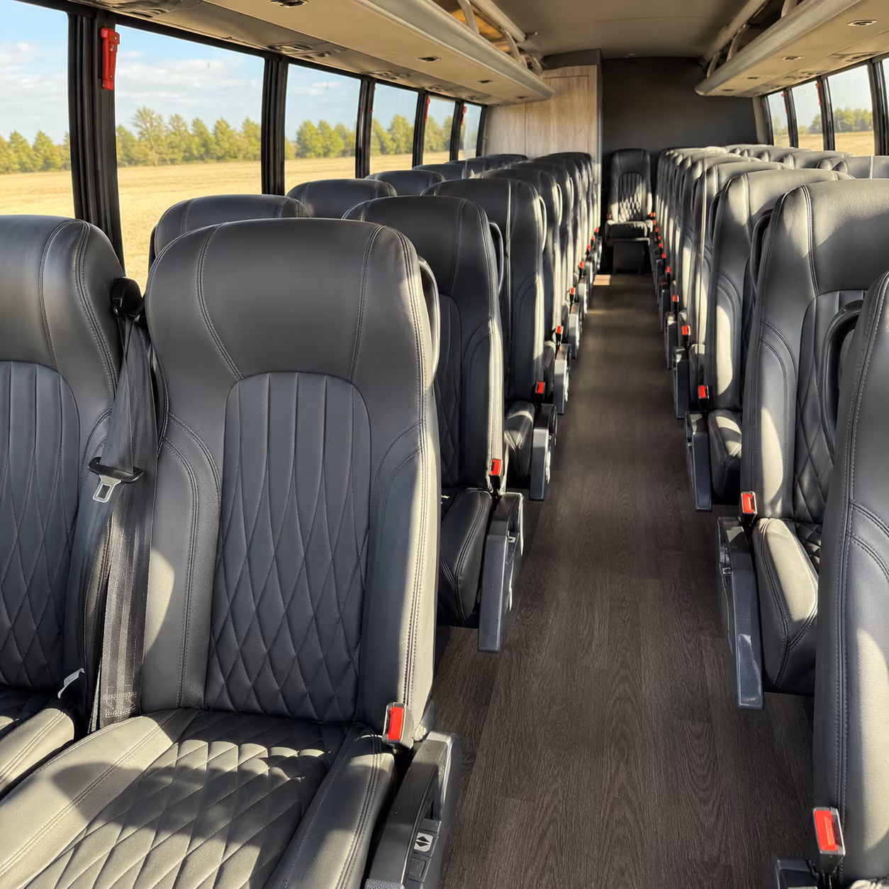 berkeley 25 passenger minibus interior