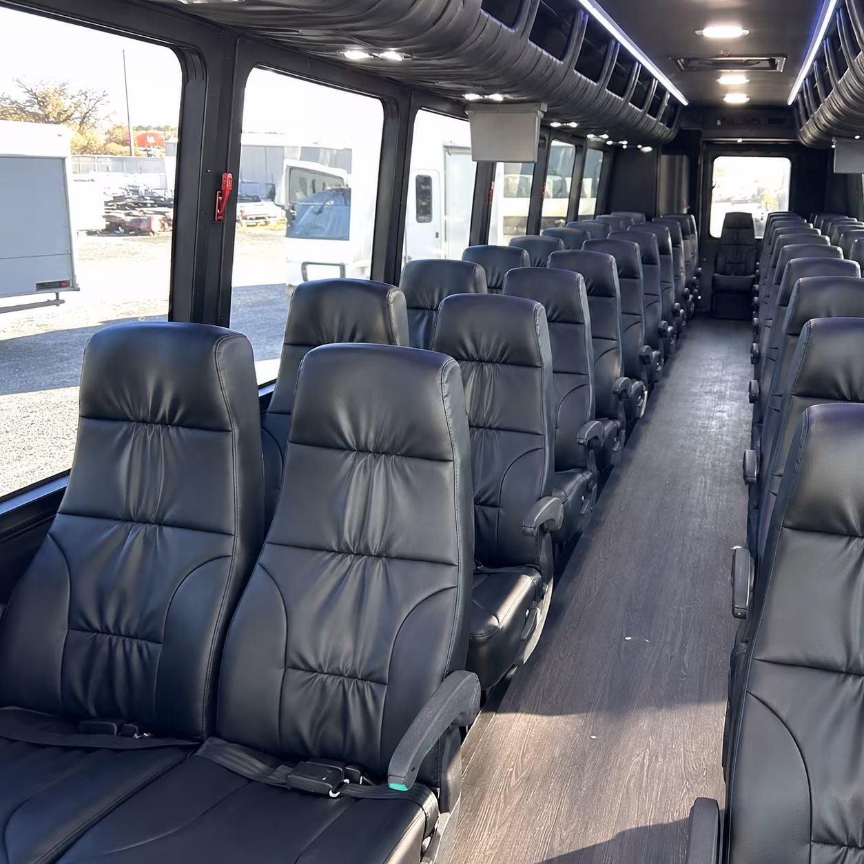berkeley 28 passenger minibus inside