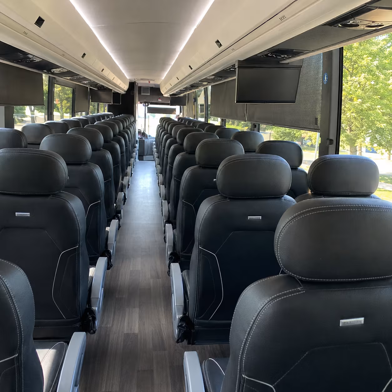 berkeley charter bus inside