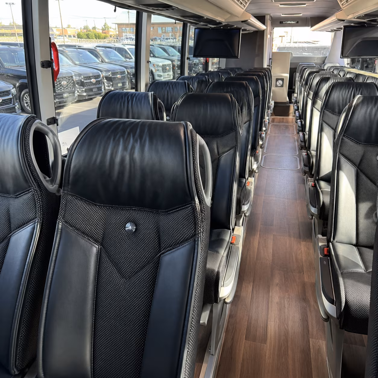 berkeley charter bus interior