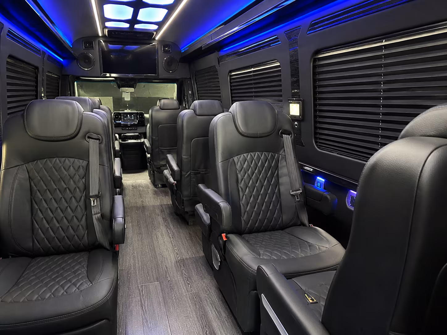 berkeley sprinter van with driver interior