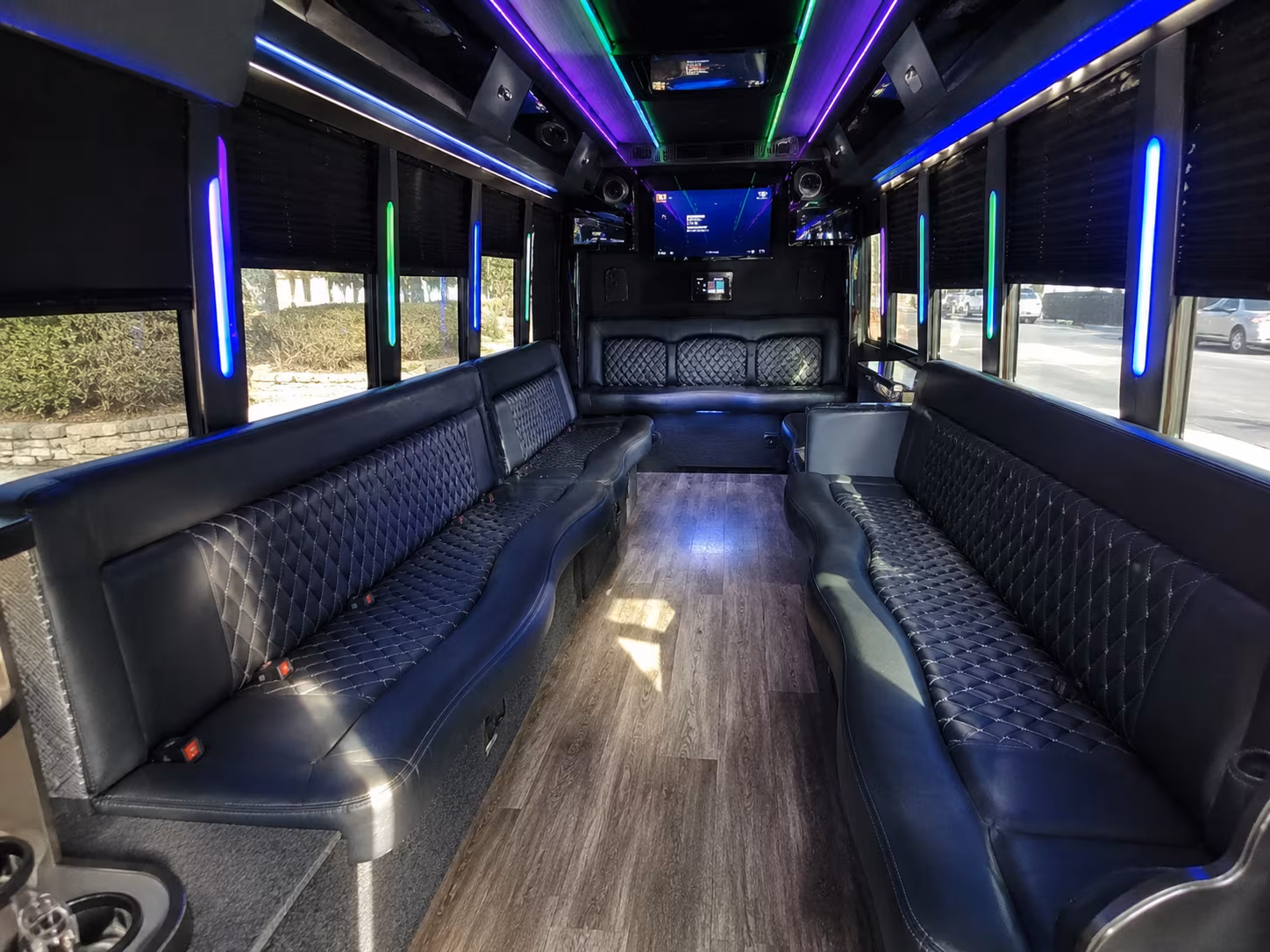 corporate campus and tech company shuttle buses in the east bay
